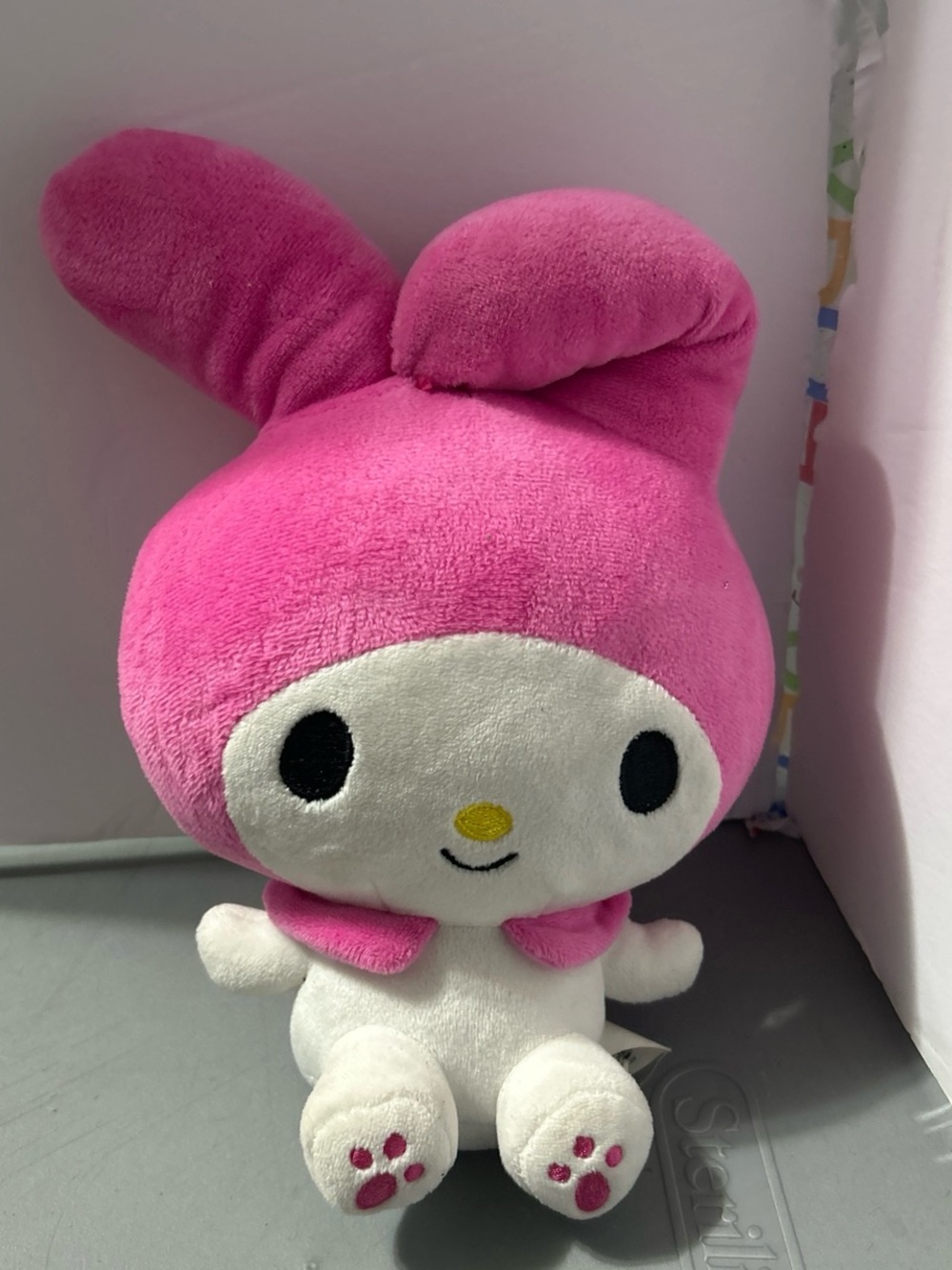 Hello Kitty Pink and White Plush Bunny - Cute Sanrio Character